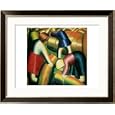 Taking in the Rye, 1912 Framed Art Poster Print by Kazimir Severinovich Malevich, 28x28