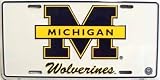 lp - 792 University of Michigan Wolverines College License Plate - 2074