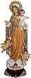 Our Lady of Angels Statue - Polyresin - 12" Height