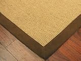 6' x 9' Natural Beauty Brown 100% Jute Area Rug Carpet - 4 Sizes Available
