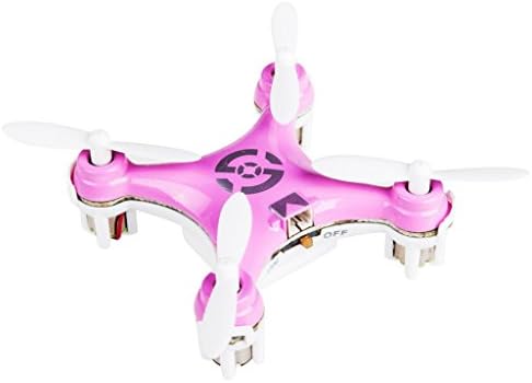 Efly Smart X 4 Channel 2.4G RC Quad Copter, Mini RC Hobby Helicopters Ready to Fly (Pink)