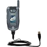 Classic Straight USB Cable for the Motorola Deluxe with Power Hot Sync and Charge capabilities - Gomadic Brand w/ TipExchange Technology