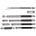Starrett 823MBZ Tubular Vernier Inside Micrometer Set, 40-300mm Range, 0.01mm Graduation, +/-0.0025mm Accuracy