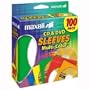 Maxell CD-403 Multi-Color CD/DVD Sleeves, 100 Pack