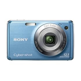 Sony Cybershot W220L Digital Camera - Blue (12.1 MP, 4x Optical Zoom)2.7