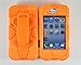 LiViTech Defender Military Survivor Duty Series Case & Holster for Apple iPhone 4 4S (Orange)
