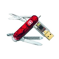 Victorinox Taschenmesser Swiss Flash LED weiss, 14,5 x 116 x 2,2 cm