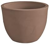 ProHome 34203 Pflanzk&uuml;bel &Uuml;bertopf Bosa, &oslash; 60 cm, Kunststoff, Farbe chocolate