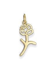 14k Rose Charm