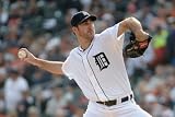 Texas Rangers v Detroit Tigers - Playoffs Game Five, Detroit, MI - October 13: Justin Verlander Photographic Poster Print by Harry How, 16x24