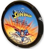 Superman Silver Shield Steering Wheel Cover