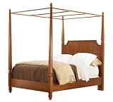 American Perspective King Canopy Bed Beeswax Cherry