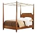 American Perspective&amp;#153; California King Canopy Bed Beeswax Cherry