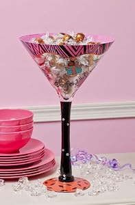 2 Assorted: Giant Martini Glasses
