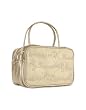 Billionaire Gold & Bronze Signature Mini Bowler Handbag