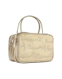 Billionaire Gold & Bronze Signature Mini Bowler Handbag