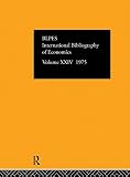 International bibliography of economics = Bibliographie internationale de science économique