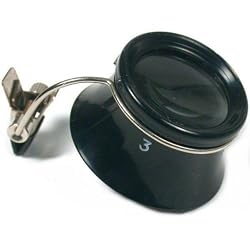 3X Eye Loupe for Glasses Jewelers Gemologists Magnifier