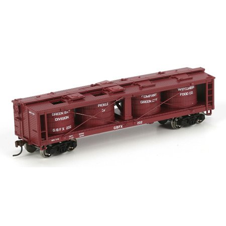 HO RTR 40' Pickle Car, Green Bay Foods #202