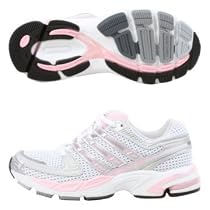 adidas Women's Response CSH 17 Running Shoe,White/Silver/Diva,8 M