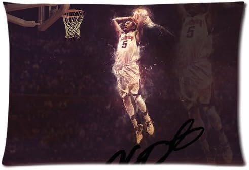 Retro Kevin Durant Dunk Pillowcase Zippered Pillow Case 20x30 Standard (Twin sides)