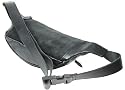 Lucrin - Black leather Belt bag