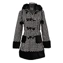 Hell Bunny Kurzmantel MIKA COAT black/white
