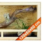 Holz Terrarium OSB 120x60x60cm mit Se...