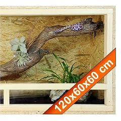 Holz Terrarium OSB 120x60x60cm mit Seitenbel. Holzterrarium