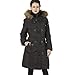 BGSD Women's Quilted Down Toggle Coat with Faux Raccoon Fur Trim