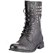 Buffalo Girl 112266 237250 XL0973 BLACK 01, Damen Stiefel