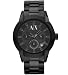 Armani Exchange Black Metal Chrono