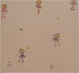 Rasch 144819 Papiertapete Muster ""Lillifee"" rosa f&uuml;r Kinder