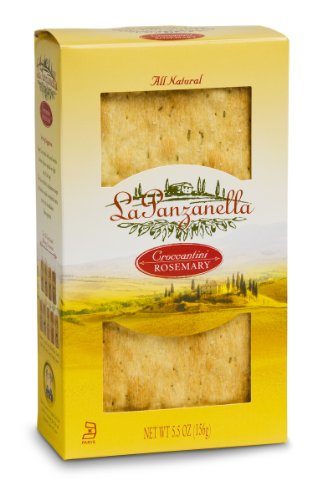 La Panzanella Rosemary Croccantini Box, 5.5-Ounce Boxes (Pack of 12)