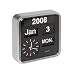 Karlsson Retro Square Flip Wall Clock / Calendar
