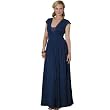 Formal Evening Dress -Mother of Bride & Groom, Wedding, Party, MOB Gown by Sean Collection (7343) MIDBLUE