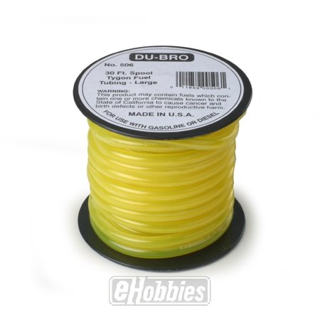 Du-Bro 506 30 ' Large Tygon Gasoline Tubing