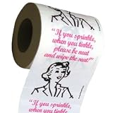 Sprinkle When You Tinkle Toilet Paper