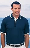 Port Authority - Silk Touch Sport Shirt with Stripe Trim
