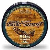 �f���G��(DUEL) X-TEX�g���E�g 100m �p�b�V�����I�����W 3lb H1611-PO