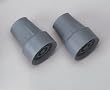 ^Crutch Tips, Gray Min.order Is 1 Cs ( 6 Pair / Case; )