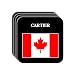 Canada - "CARTIER" Set of 4 Mini-Mousepad Coasters