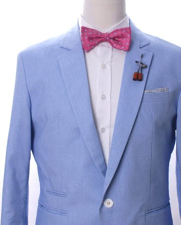 Tok Tok Designs® Handmade Men Bow Ties - B175 (Pink)