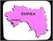 Mouse Pad with map, guinea, africa