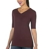 Mossimo® Black: Elbow-Sleeve Ultra-Soft Sweater - Garnet Rose