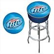 Trademark Miller Lite logo padded bar stool