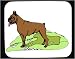Mouse Pad with bulldog, panting, brown, pet, dog
