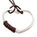 Steling Silver Rhodium Plated Heart Pendant with leather Chian