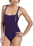 Speedo Women's Speedo Women'S Aquatic Endurance+ Piped Maillot Swimsuit