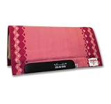 Tough Enough to Wear Pink by Professionals Choice 34X36 Equine Smx Heavy Duty Air-Ride Western Show Pad (Pink)